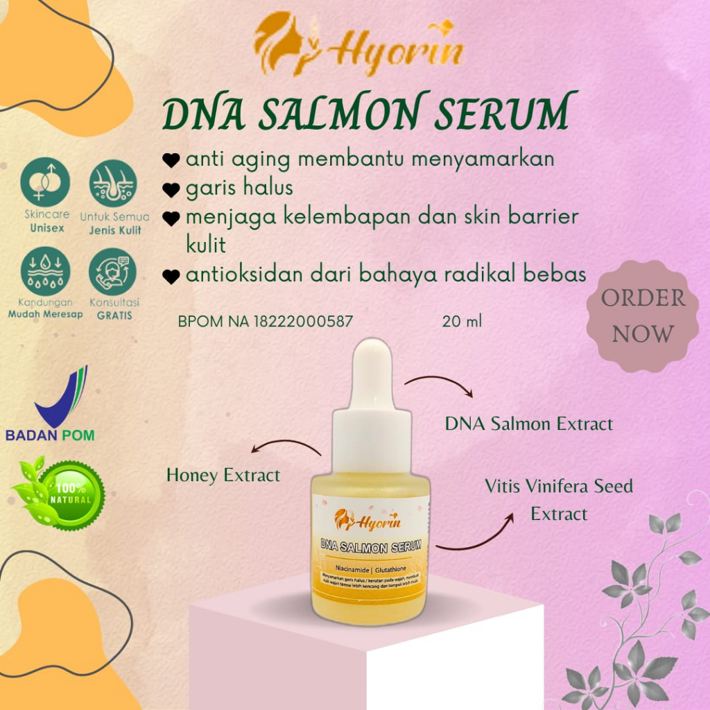 Serum DNA SALMON Anti Aging/Skin Barrier Hyorin 100% Original dan BPOM