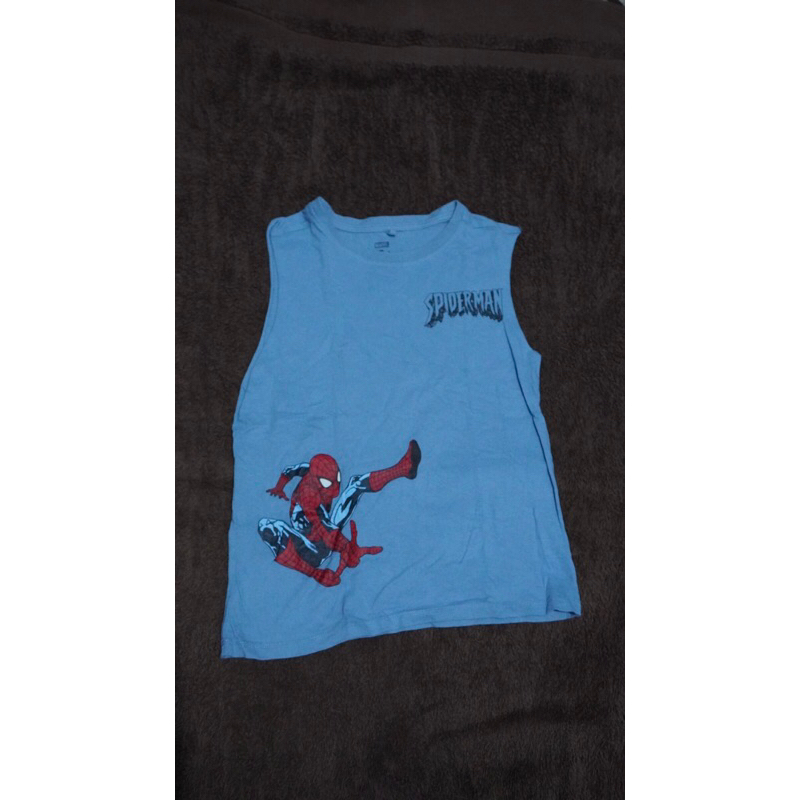 Preloved Kaos Kutung Anak Laki-Laki Spiderman Marvel
