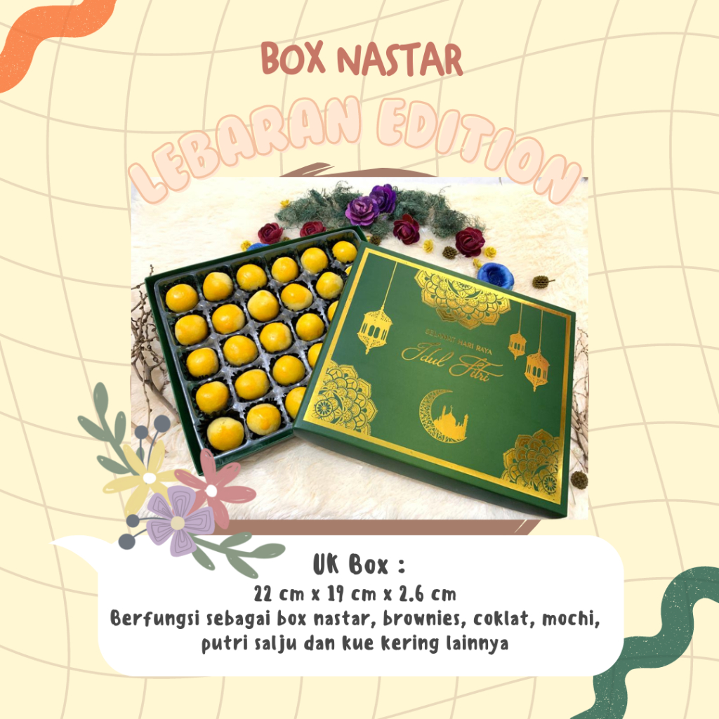 10 SET BOX PACKAGING KOTAK KUE NASTAR LAPIS LEGIT MINI KRAFT BOX DUS PACKAGING KARTON BOX TIPE 6