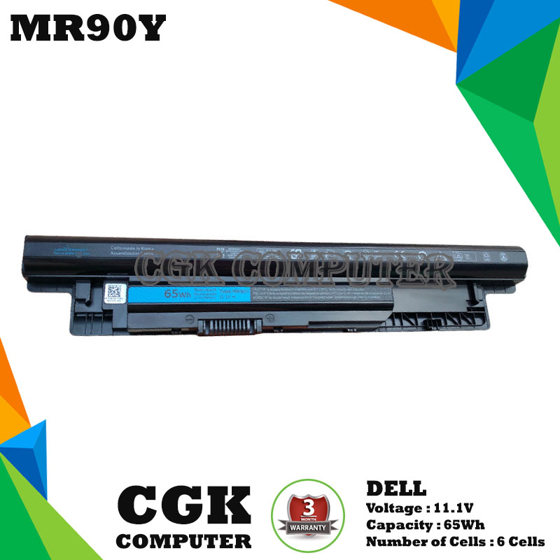 Baterai Laptop Dell Latitude 3440 3540 E3440 MR90Y 65WH