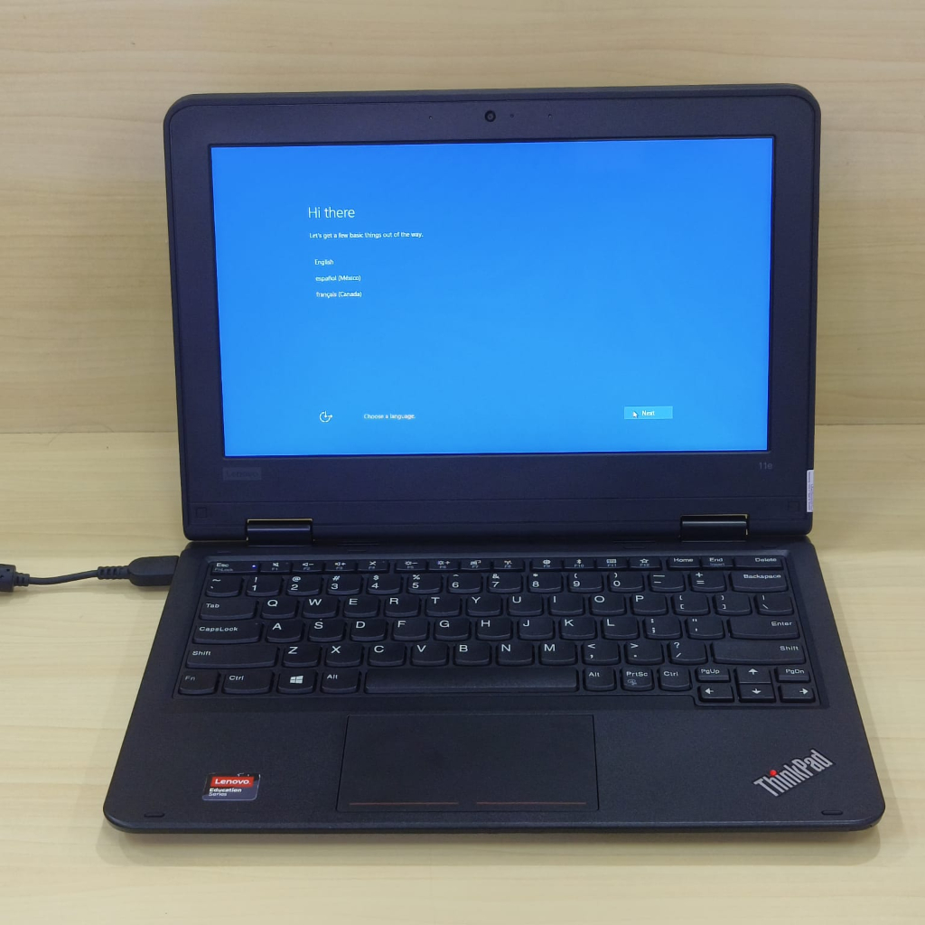 LAPTOP LENOVO THINKPAD 11E INTEL N4100 RAM 8GB 256GB SSD WINDOWS 10 PRO