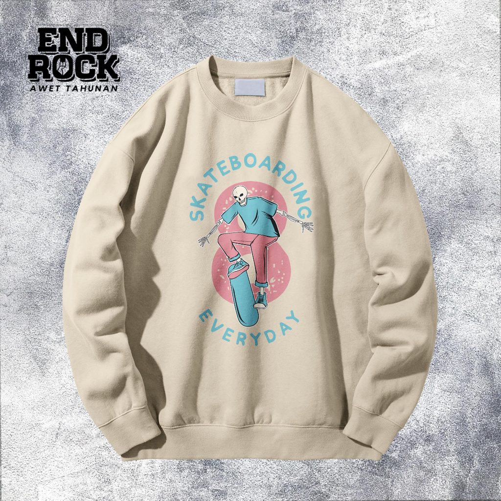 Crewneck Exclusive Original Endrock Tema Skateboarding DTFS185