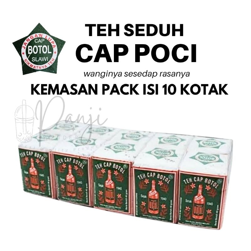 TEH CAP BOTOL SEDUH ISI 1 PACK TEH HIJAU CAP BOTOL TEH TUBRUK CAP BOTOL TEH AWUR CAP BOTOL CAP BOTOL TUBRUK TEH CAP BOTOL BUBUK