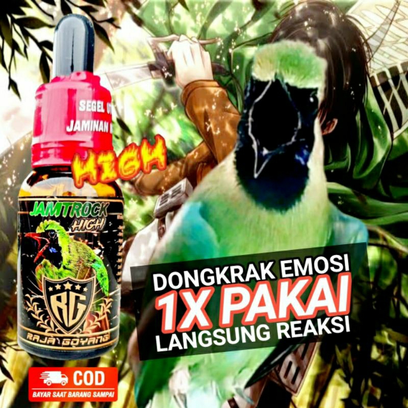 JAMTROCK HIGH RG/DOPING BURUNG CUCAK IJO/VITAMIN BURUNG