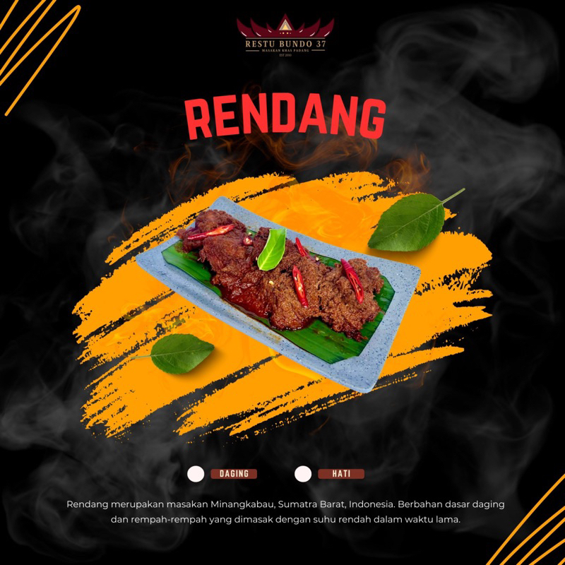 

Rendang Sapi Premium Asli Padang 300g Restu Bundo 37