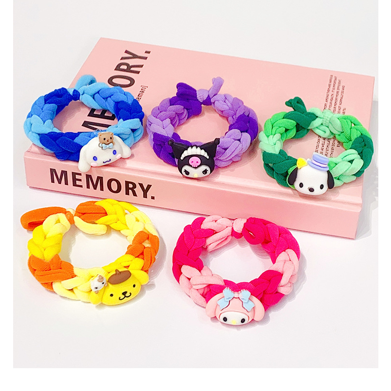 KARET SANRIO GRADASI PITA RAMBUT GELANG ANAK CEWEK FASHION KOREA IMPORT LUCU