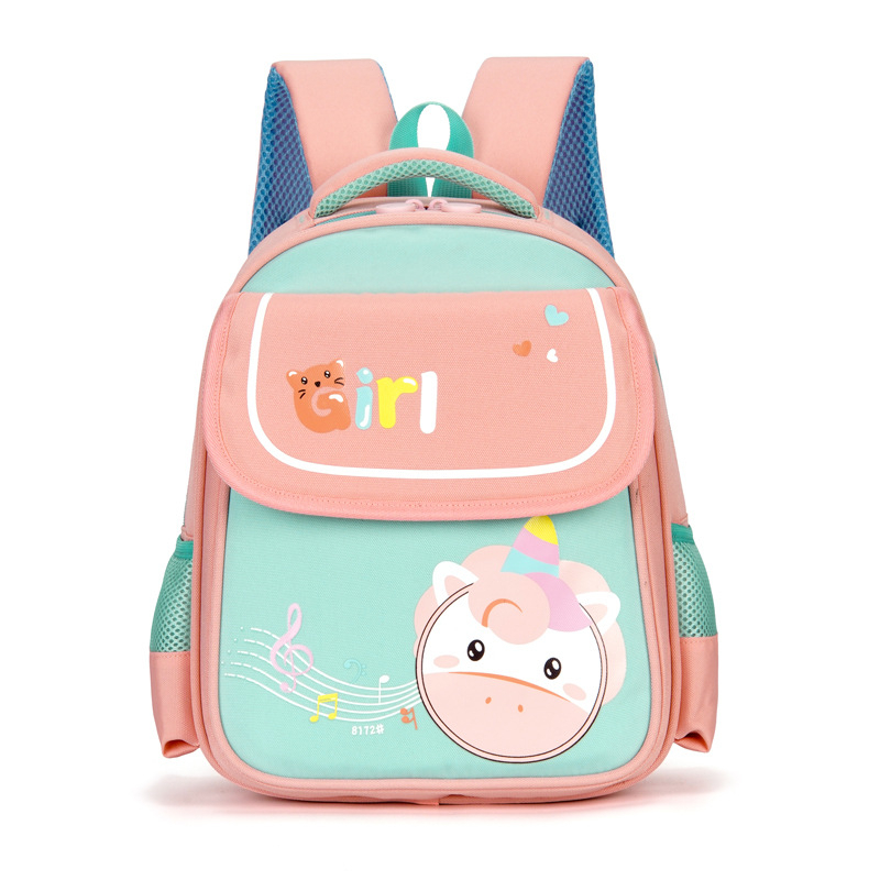 122 IMPORT Tas Sekolah Anak TK / PAUD Karakter Unicorn Ikan Super Ringan Tas Ransel Anak Laki Laki Perempuan