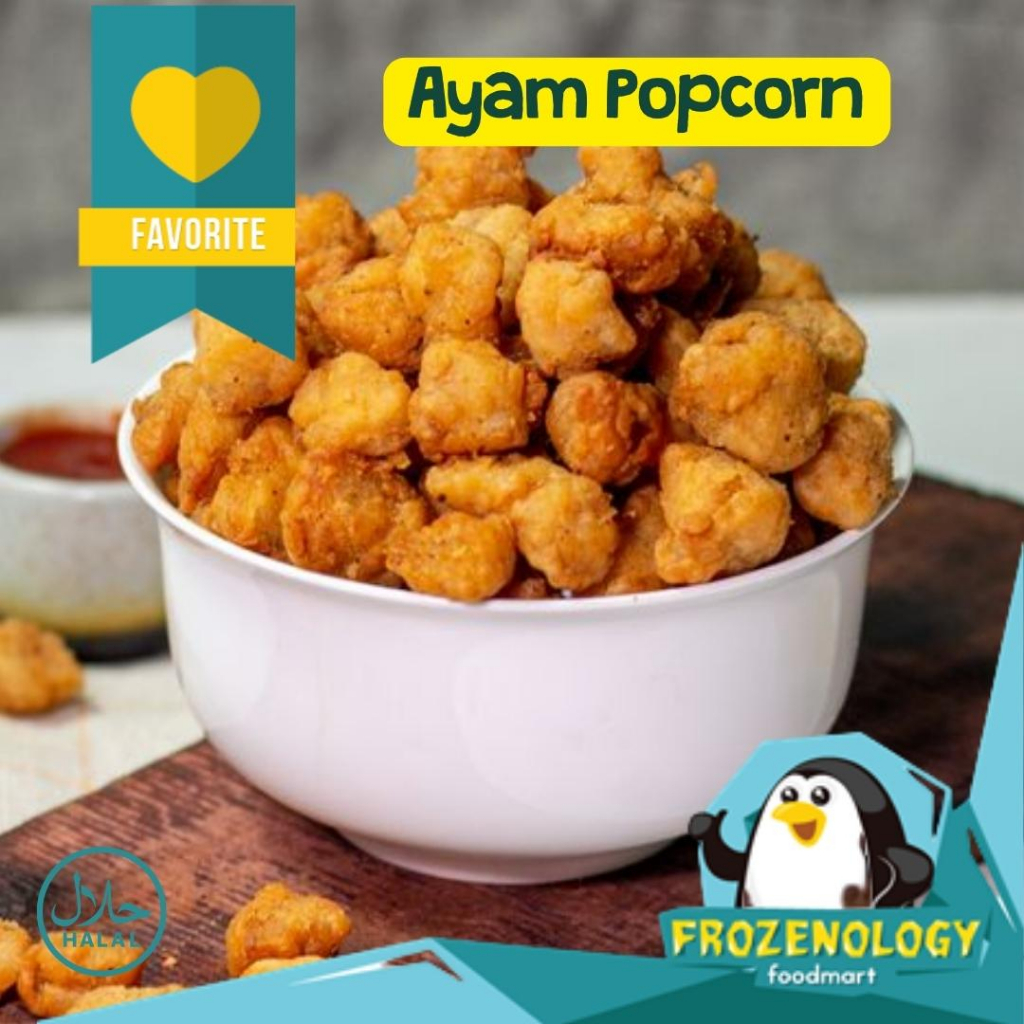 

Chicken Popcorn | Bola Ayam Crispy Frozen 300 gr | Ayam Goreng Tepung