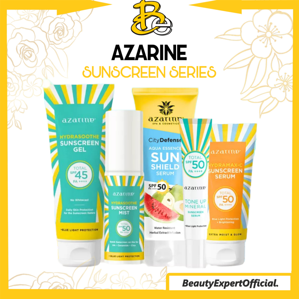 ⭐️ Beauty Expert ⭐️  Azarine Hydrasoothe Sunscreen Gel SPF SPF50 PA++++ | Azarine Sunscreen Azarine Gel SPF45 PA++++ Hydramax Sunmoist Toneup Mist