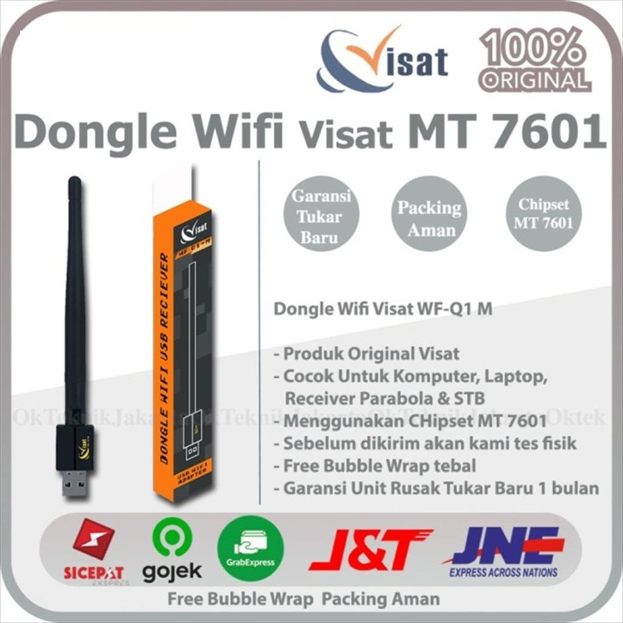 USB Dongle Wifi Visat MT7601 STB digital Receiver Laptop