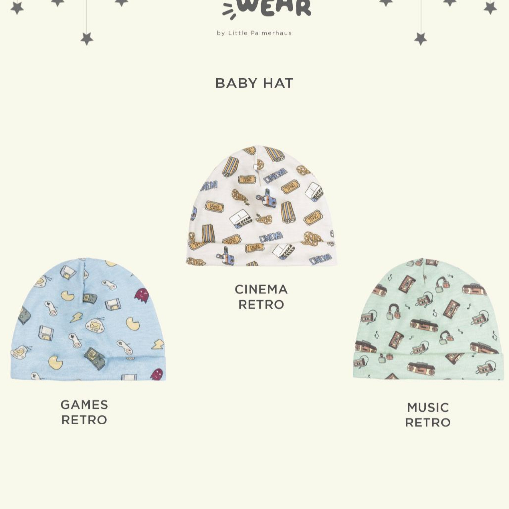 Little Palmerhaus Baby Hat - Topi Bayi NewBorn