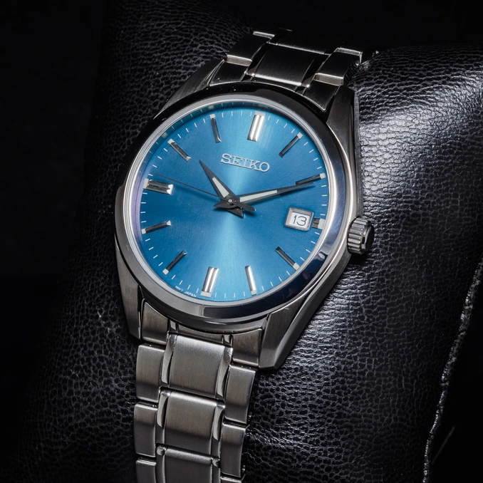 Seiko Quartz SUR525P1 Analog Sapphire Blue - Jam Tangan Pria SUR525