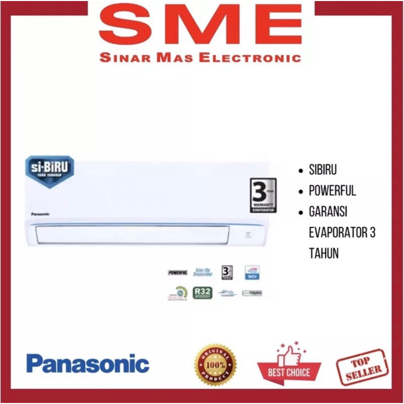 AC 3/4PK PANASONIC SI BIRU - LN07