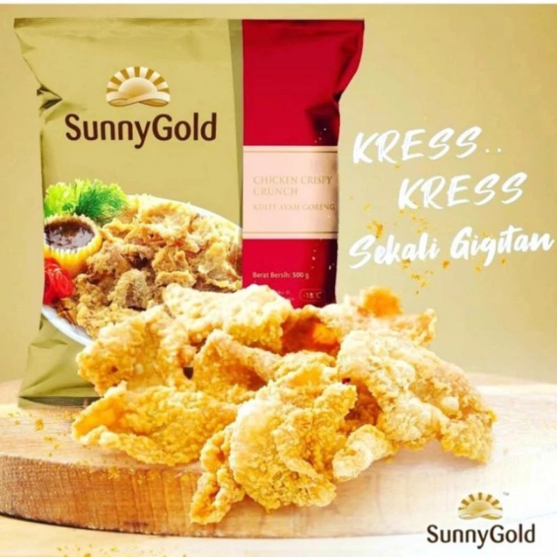 

Sunny Gold Crispy Crunch 500gr / Kulit Ayam Goreng