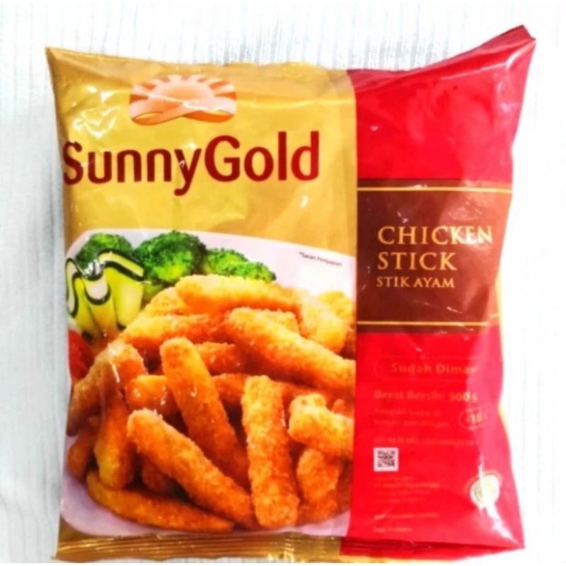 

Sunny Gold Chicken Stick 500gr / Naget Ayam Bentuk Stik