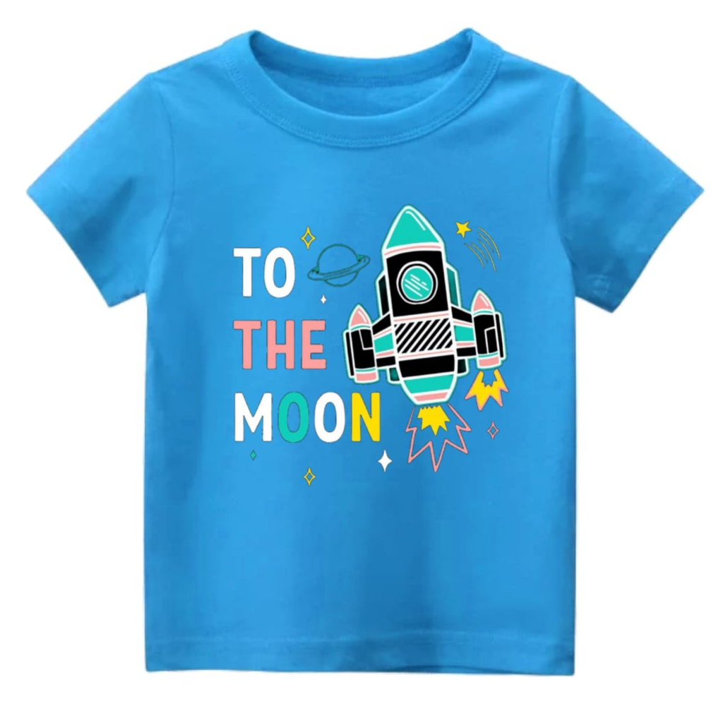 Rdkidzid Atasan Baju Kaos Anak Anak Motif To The Moon Berwrn