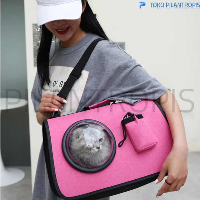 TAS KUCING ANJING ASTRONOT PET CARGO PET CARRIER TAS JINJING KUCING ANJING GENDONGAN KUCING ANJING MURAH