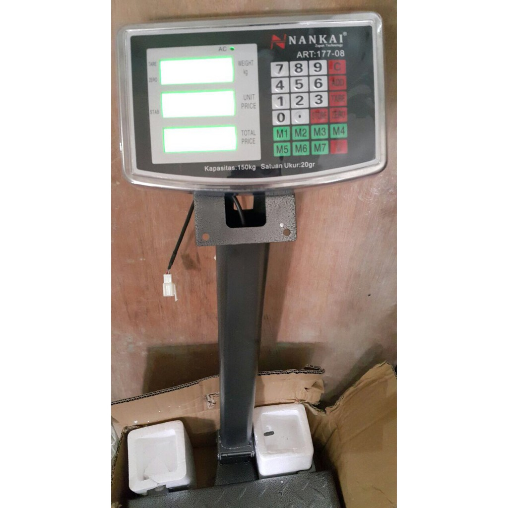 TIMBANGAN NANKAI DUDUK DIGITAL KAPASITAS BESAR 150 KG / 150kg NANKAI