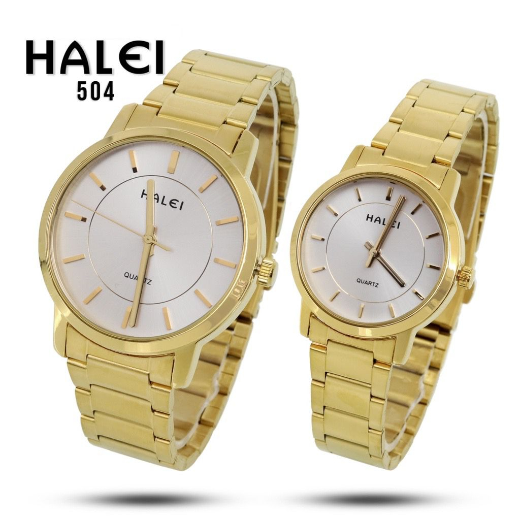 JAM TANGAN COUPLE TERBARU TYPE 504//JAM TANGAN PRIA WANITA COUPLE ORIGINAL//JAM TANGAN COUPLE WATERRESISTENT