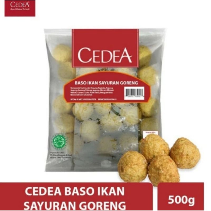 

Cedea bakso ikan sayuran goreng 500gr