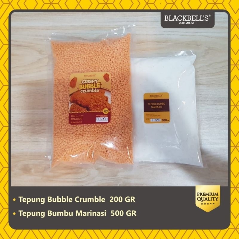 

Crispy Bubble Crumb dan Tepung Marinasi