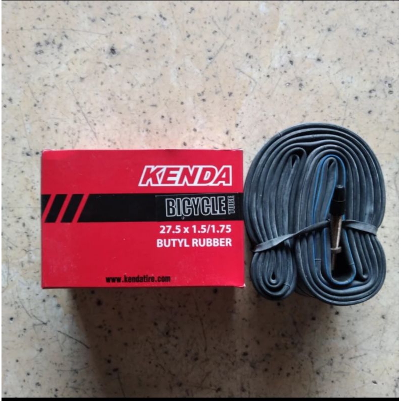 ban dalam sepeda mtb 27.5 x 1.50 1.75 27.5x1.50 27.5x1.75 150 175 kenda pentil kecil presta fv 48 mm