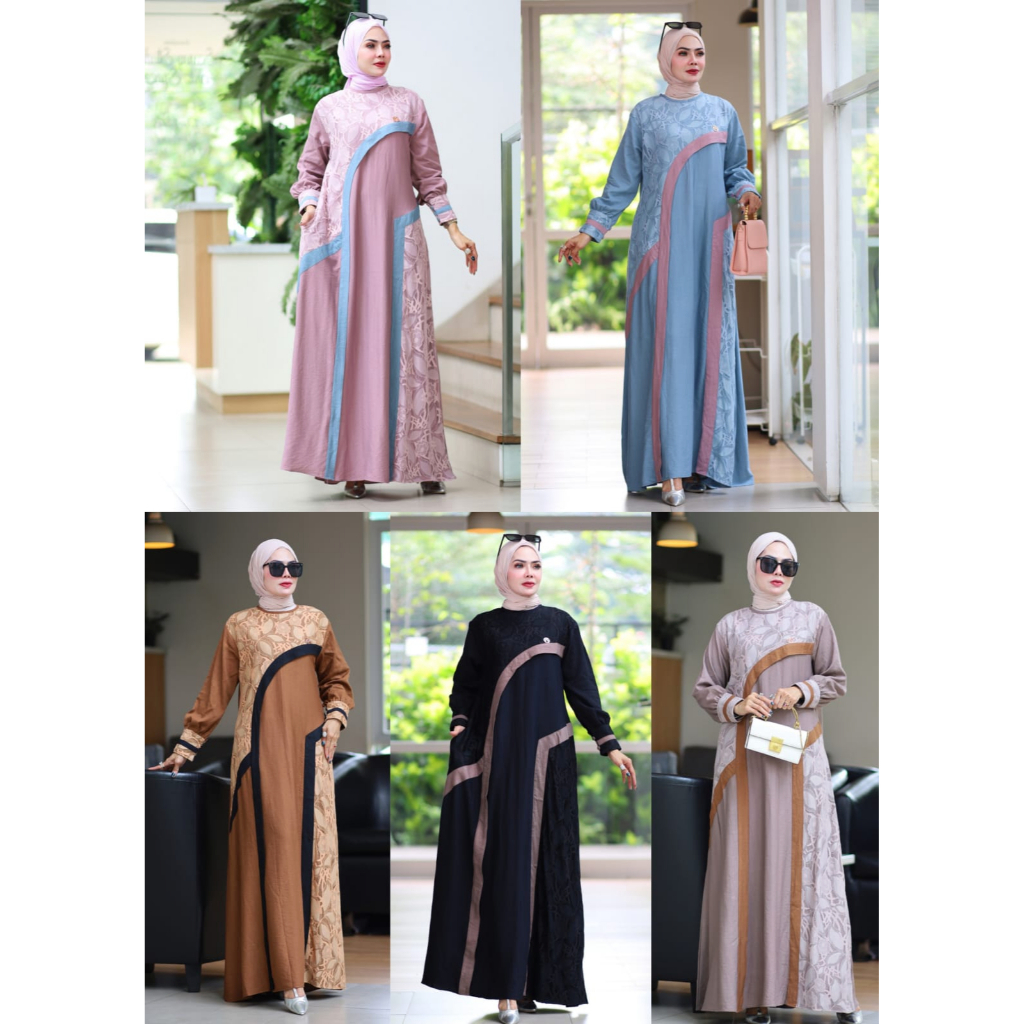 DRES SYARI BUSUI YUMNA SERIES PREMIUM DRES SIMPEL