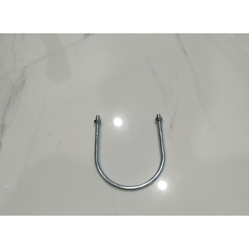 Ubolt/klem pipa galvanis 3/8x4 inchi