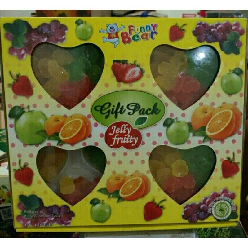 

Jelly Fruit Candy (Permen Yupi) 1box isi 4toples