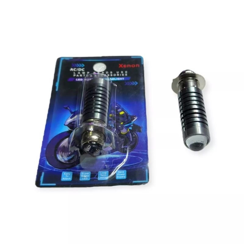 Lampu Utama Led Laser H6 Motor Ac Dc Laser HI Lo 2 Warna H6 Xenon