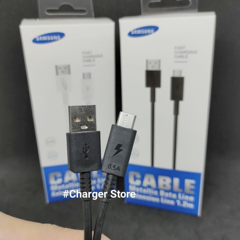 Kabel Data Samsung Type C 6.5A ORIGINAL SUPER FAST CHARGING Metallic Data