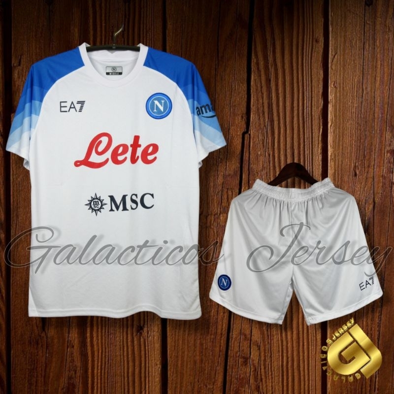 Setelan Jersey Bola Napoli Away New 2022-2023 Grade Original