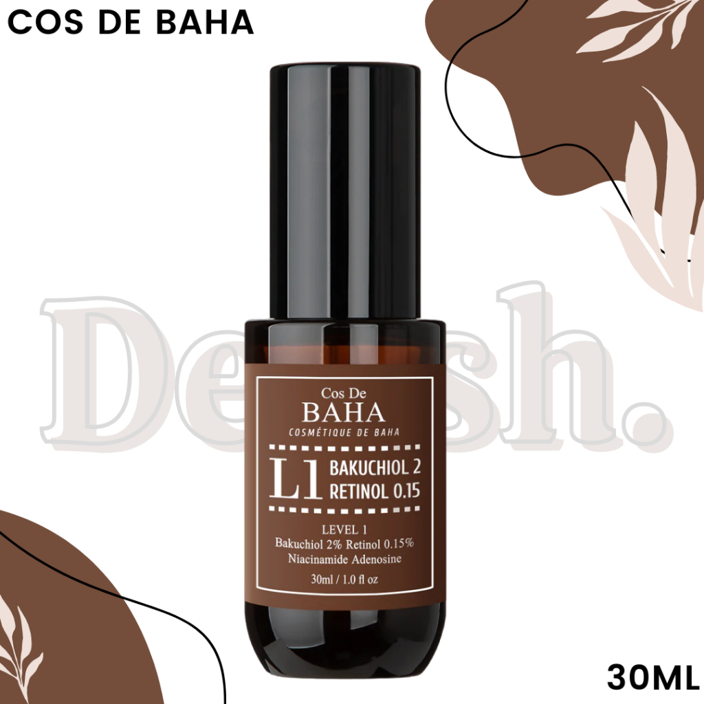 Cos De Baha - Bakuchiol 2% Serum with Retinol 30ml 30 ml