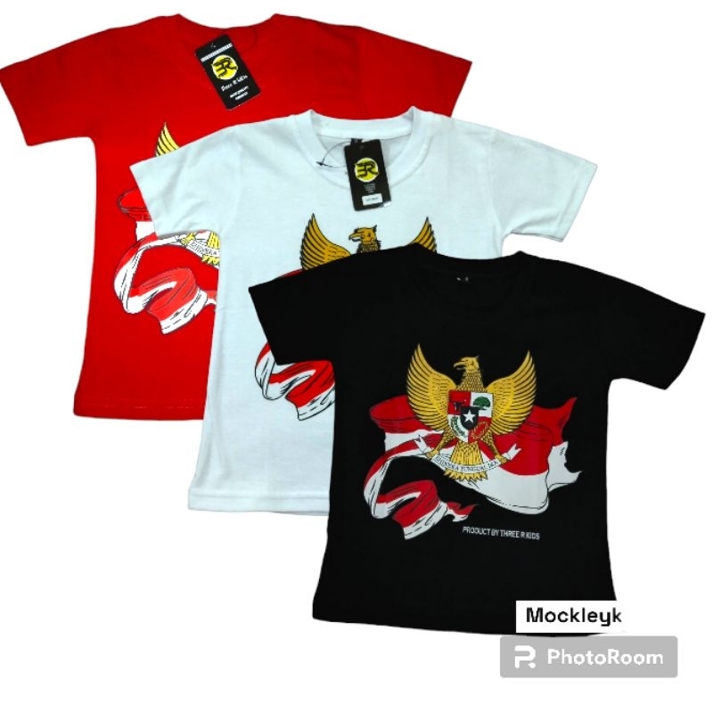 KAOS ANAK GARUDA MERAH PUTIH-  Kaos Garuda kemerdekaan indonesia Merah Putih garuda pancasila
