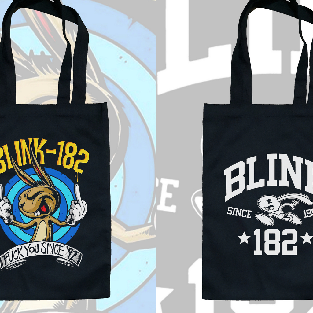 TOTE BAG HITAM - BLINK 182 - a