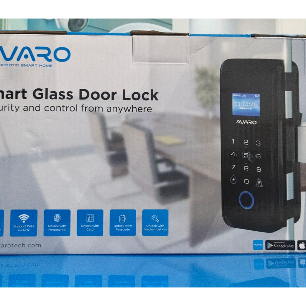 Avaro Smart Door Lock SL-03 glass door