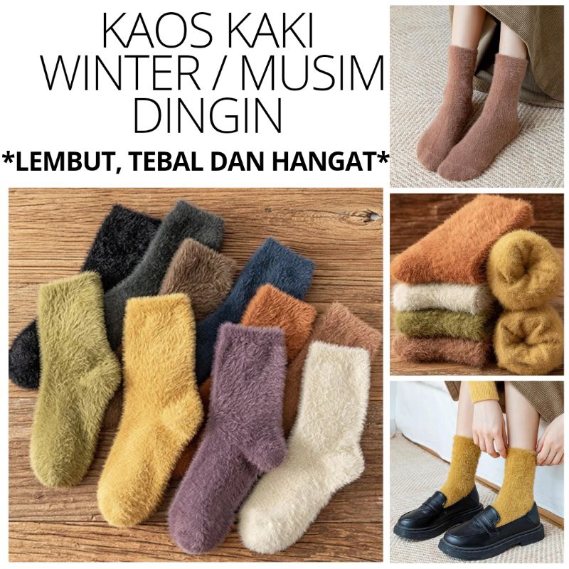 Kaos Kaki winter musim dingin wanita (KKhls)