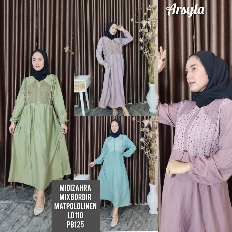 MIDI ARSYLA//MIDI BRUKAT//MIDI POLOLINEN//MIDI TERBARU//MIDI PREMIUM//MIDI DRESS