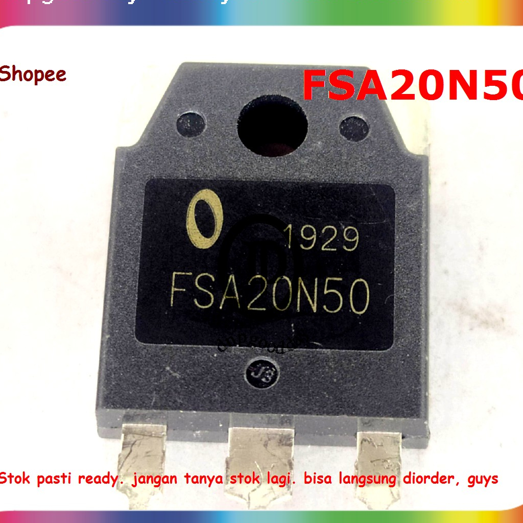 Transistor 20a 500v Fsa20n50 To3p Fsa 20n50