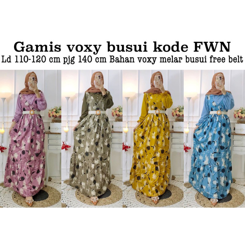 Gamis voxy busui fwn