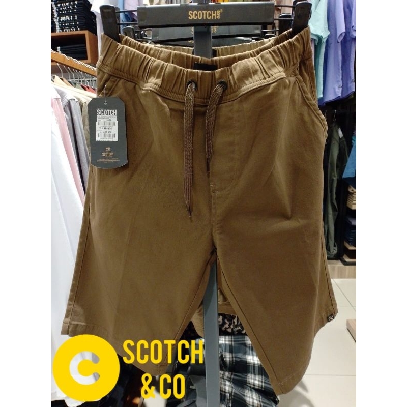 Celana Pendek Karet SCOTCH&CO Coklat