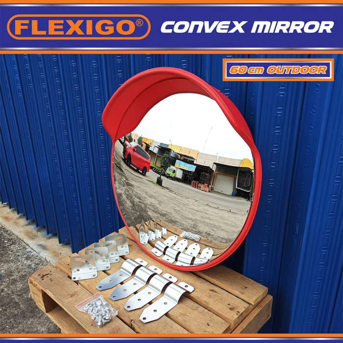 Convex Mirror 60cm / Kaca Cermin Cembung Simpang Jalan Tikungan Safety