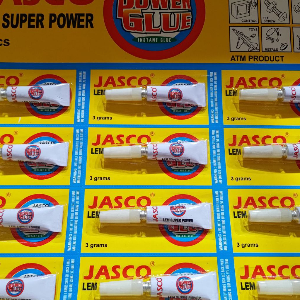 

Lem Super JASCO / Super Glue JASCO 12 pcs