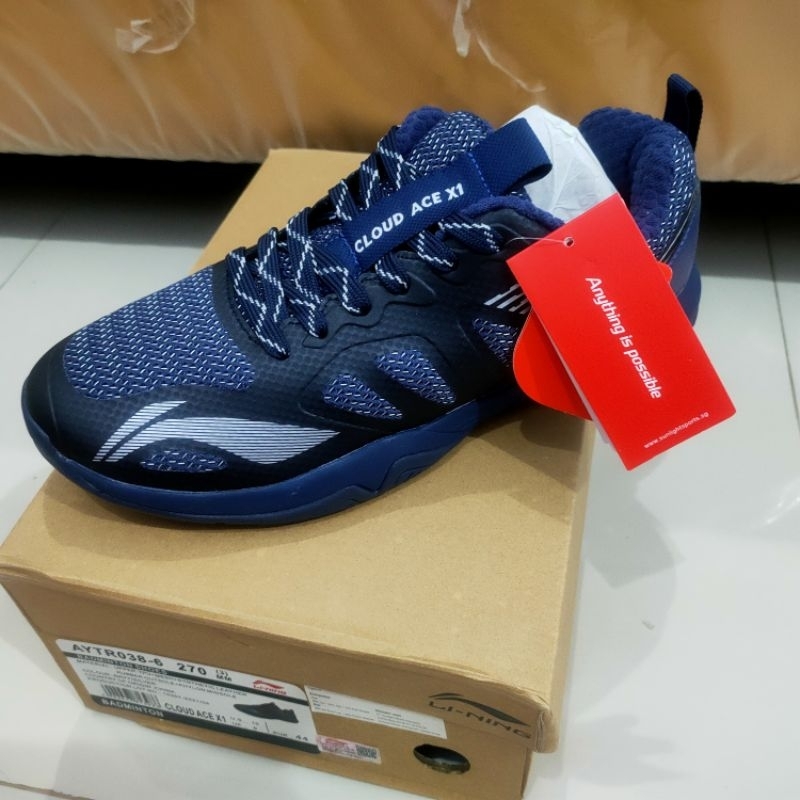 sepatu badminton lining cloud Ace X1