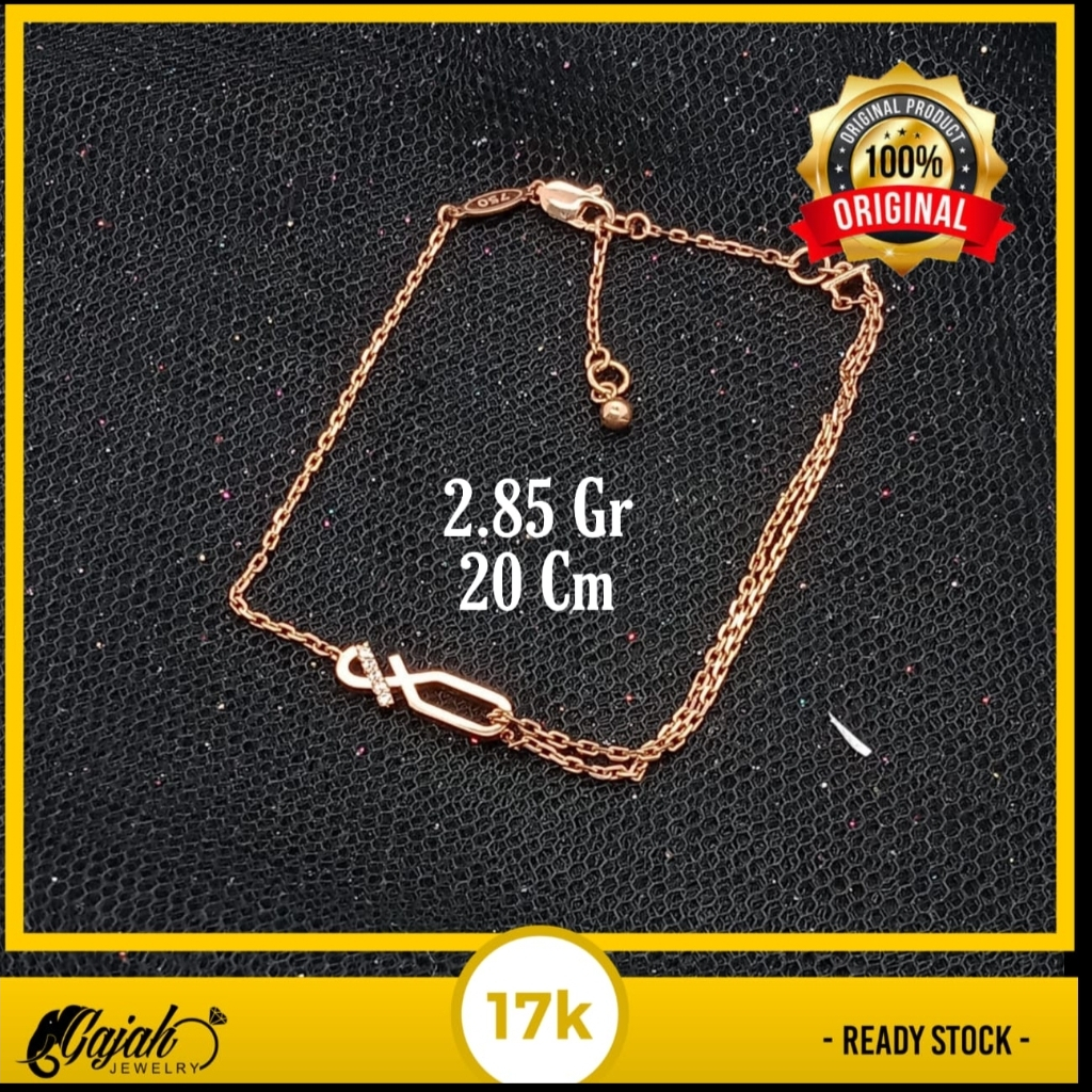 Gelang Emas 17K - 2.85 Gr Kadar 750 - 4958