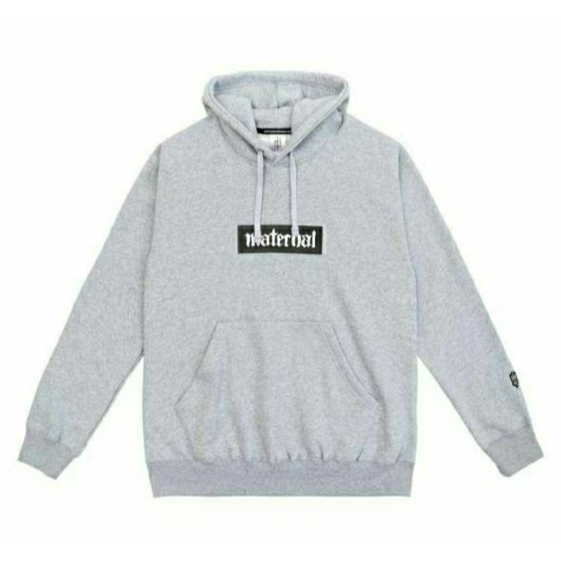 Hoodie Maternal Disaster Grey Box - Sweater Abu Unisex