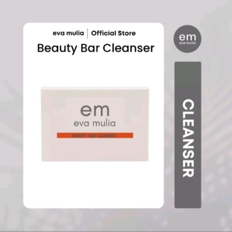 Eva Mulia Beauty Bar Cleanser 80gr - Sabun wajah untuk kulit wajah