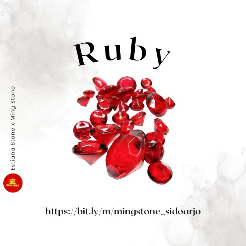 Ming Stone • Cincin Pria + Batu Ruby