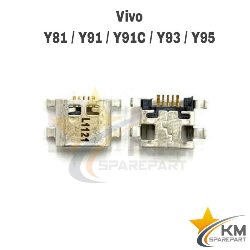 Konektor Charger Vivo Y81 Y91 Y91C Y93 Y95 Plug In Con Cas Tc