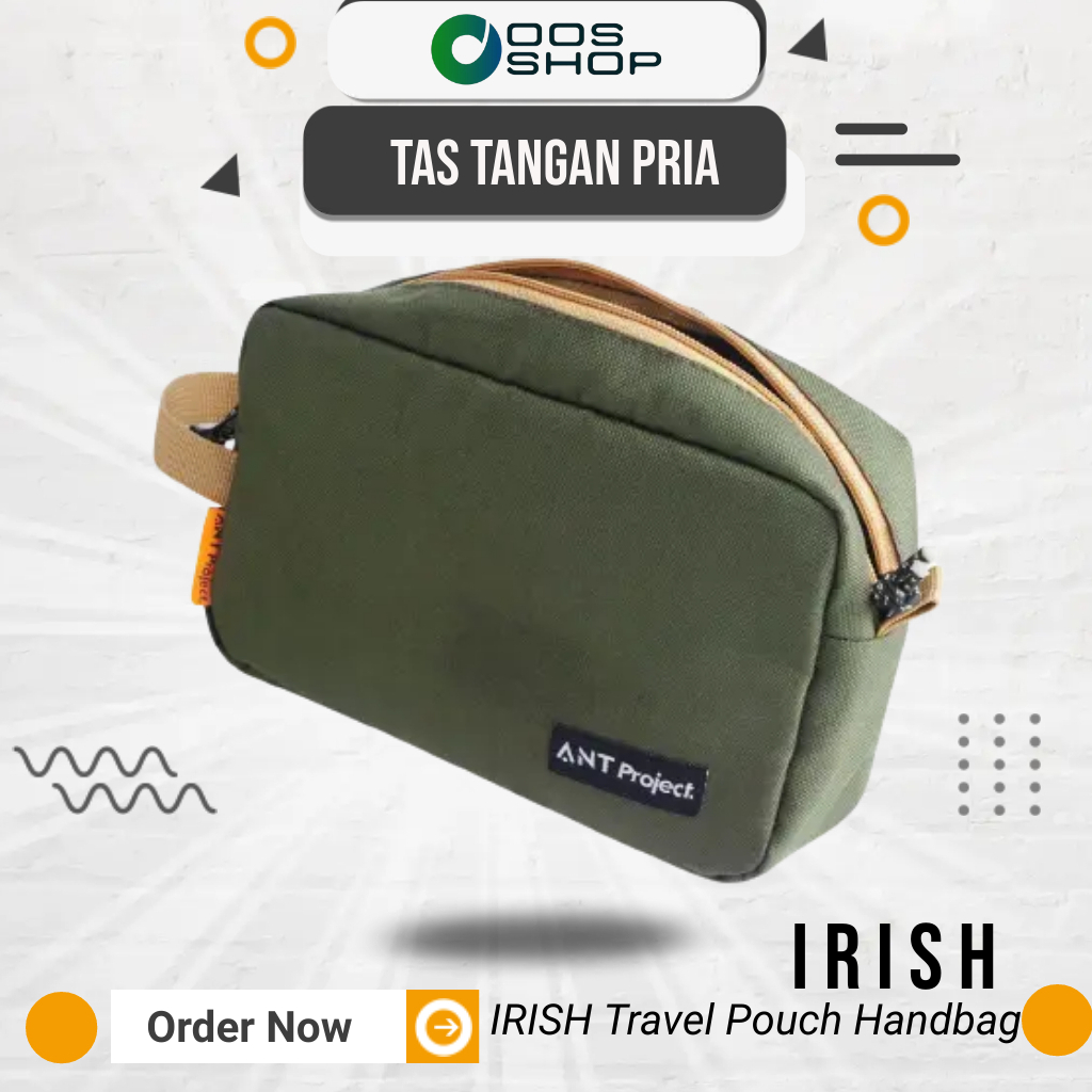 OOS SHOP - Pouch Bag IRISH Hijau